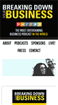 Mobile Screenshot of breakingdownyourbusiness.com